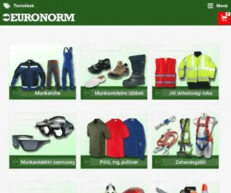 Euronorm.hu(Munkaruházati bolt és webáruház) Screenshot