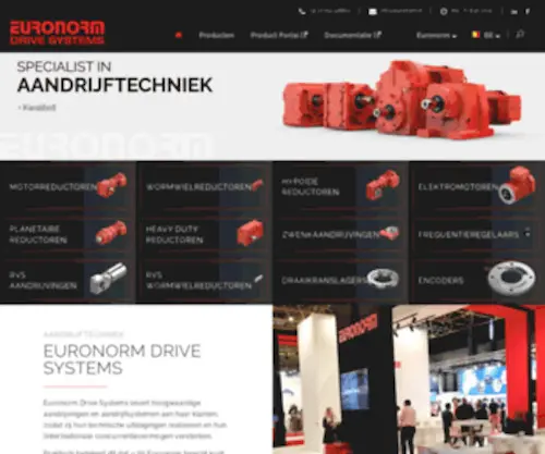 Euronormdrives.be(Euronorm Drive Systems) Screenshot