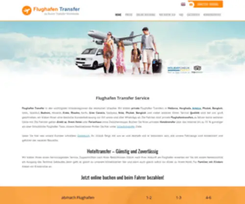 Eurontransfer.com(Flughafen Transfer Mallorca Antalya Hurghada Dalaman Kreta) Screenshot