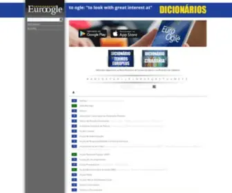 Euroogle.com(Dicionário de termos europeus) Screenshot