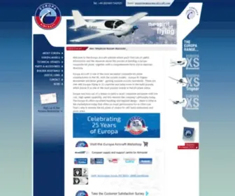 Europa-Aircraft.co.uk(Europa Aircraft) Screenshot
