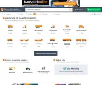 Europa-Camioes.com(Camiões) Screenshot