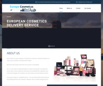 Europa-Cosmetics.com(Wholesale pioneer of many luxury cosmetics and perfumes brands) Screenshot