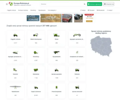 Europa-Rolnicze.pl(Ogłoszeń) Screenshot