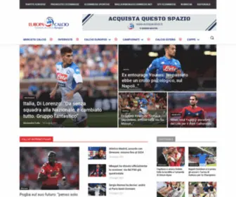 Europacalcio.it(Europa Calcio Ultime notizie di calcio News Calcio Europeo) Screenshot