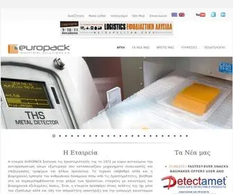 Europack.gr(EUROPACK Industrial Solutions S.A) Screenshot