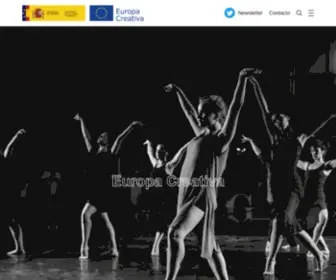 Europacreativa.es(Ayudas europeas a los sectores cultural y audiovisual) Screenshot