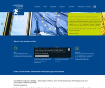 Europaeische-Akademie.de(Europäische Akademie Bayern) Screenshot