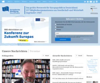 Europaeische-Bewegung.de(Netzwerk EBD) Screenshot