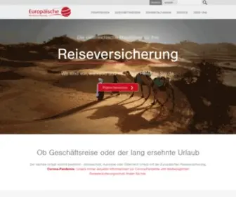 Europaeische.at(Europäische Reiseversicherung) Screenshot