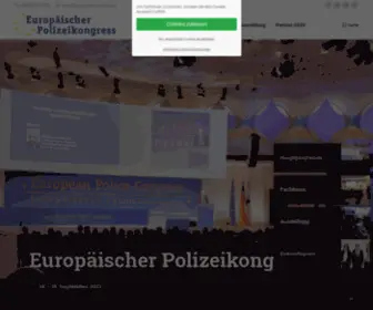 Europaeischer-Polizeikongress.de(Europäischer) Screenshot