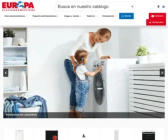 Europaelectrodomesticos.com(Europa Electrodomésticos) Screenshot