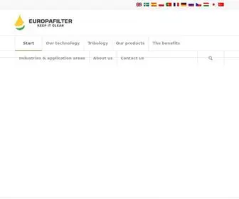 Europafilter.com(Oil Cleaning) Screenshot