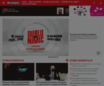 Europafm.ro(Europa FM) Screenshot