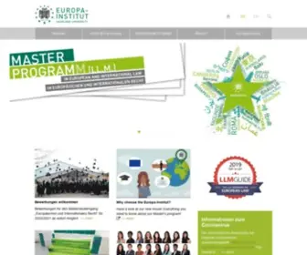 Europainstitut.de(Europa-Institut) Screenshot
