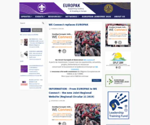 Europak-Online.net(Europak Online) Screenshot