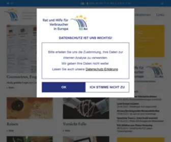 Europakonsument.at(Das europäische verbraucherzentrum (evz)) Screenshot