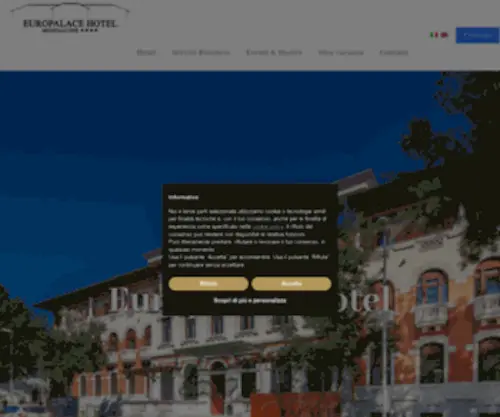 Europalacehotel.com(EUROPALACE HOTEL) Screenshot