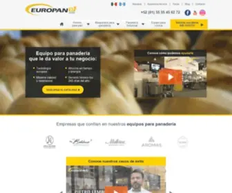 Europan.mx(Equipo para panadería) Screenshot