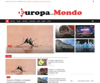 Europanelmondo.it(Quotidiano europeo di informazione in Europa) Screenshot