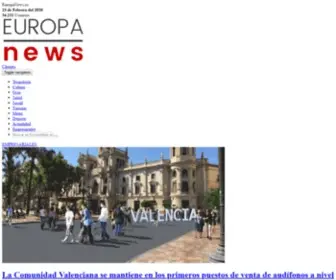 Europanews.es(Diario de actualidad) Screenshot