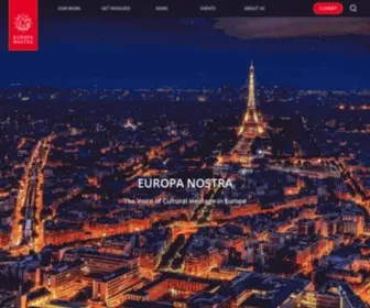 Europanostra.org(Europa Nostra) Screenshot