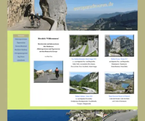 Europaradtouren.de(Radtouren) Screenshot