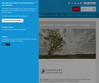 Europarc.cz(EUROPARC Central and Eastern Europe) Screenshot