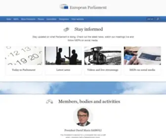 Europarl.eu(Europarl) Screenshot
