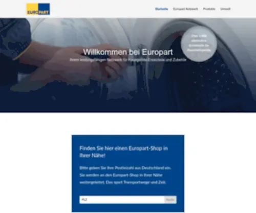Europart-Shop.de(Hausgeräte) Screenshot