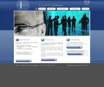 Europartner.fr(The specialist HR) Screenshot