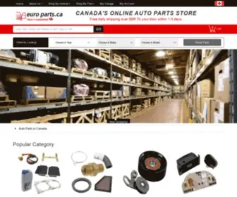 Europartsetc.com(Euro Parts Etc) Screenshot