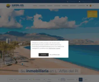 Europasol.es(Inmobiliaria Alfaz del Pi) Screenshot