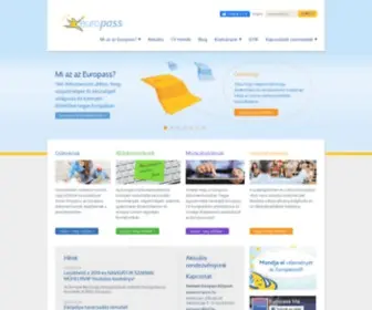 Europass.hu(Főoldal) Screenshot