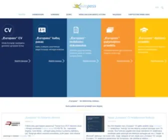 Europass.lt(Europass) Screenshot