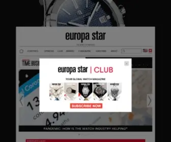 Europastar.com(EUROPA STAR is an international watch magazine bringing news and business analysis on the global watch industry) Screenshot