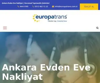 Europatrans.com.tr(Ankara Nakliyat) Screenshot