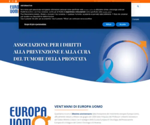Europauomo.it(Europa Uomo) Screenshot