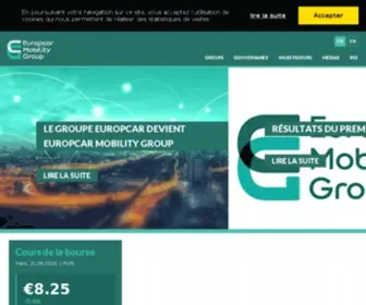 Europcar-Group.com(Page d’accueil) Screenshot