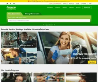 Europcar.co.za(Europcar ) Screenshot