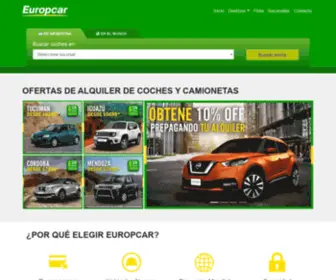 Europcar.com.ar(Europcar Argentina) Screenshot