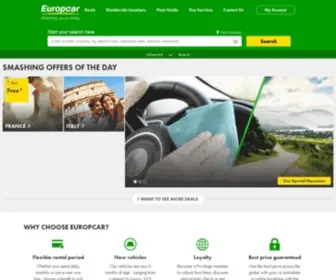 Europcar.com.np(Europcar Nepal) Screenshot