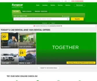 Europcar.com(Car Rental) Screenshot