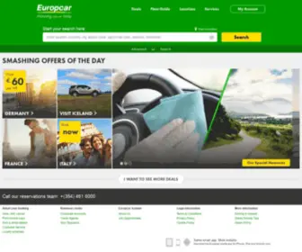 Europcar.is(Europcar Car Rental Iceland) Screenshot