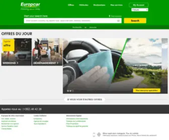 Europcar.lu(Europcar Luxembourg) Screenshot