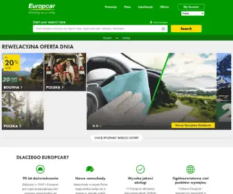 Europcar.pl(Wypożyczalnia samochodów Europcar) Screenshot