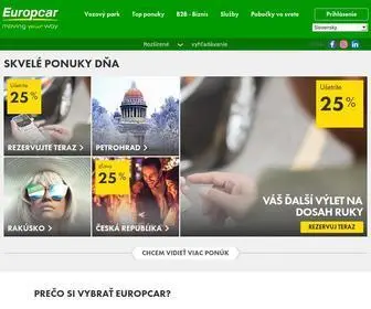 Europcar.sk(Medzinárodná) Screenshot