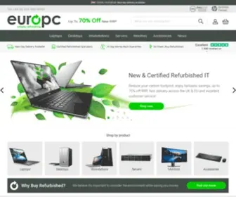 Europc.co.uk(Buy Dell Optiplex) Screenshot