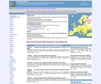 Europe-Airports.com(Europe Airports) Screenshot