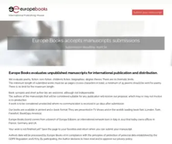 Europe-Books.co.uk(Submit Manuscript For Publishing) Screenshot